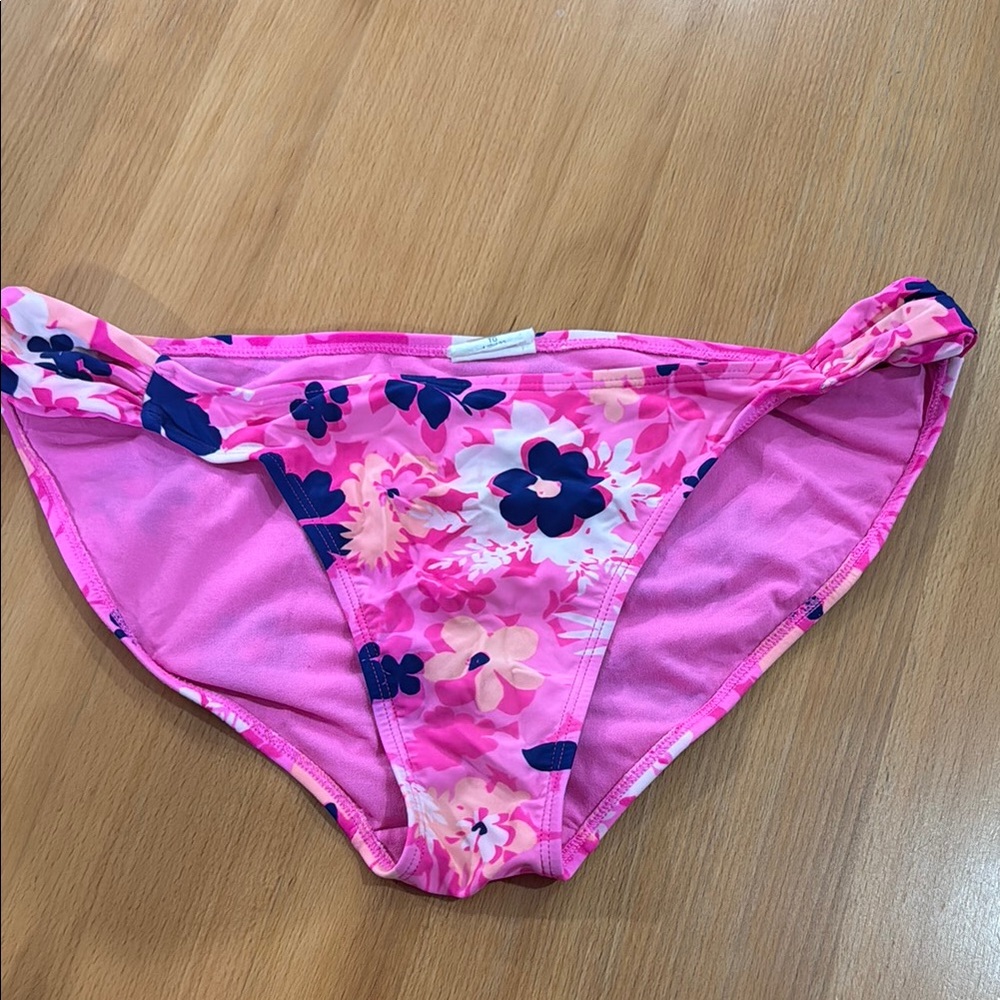 Floral Pink Bikini Bottom